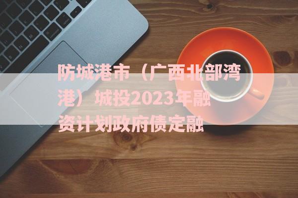 防城港市（广西北部湾港）城投2023年融资计划政府债定融