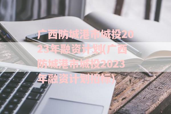 广西防城港市城投2023年融资计划(广西防城港市城投2023年融资计划招标)