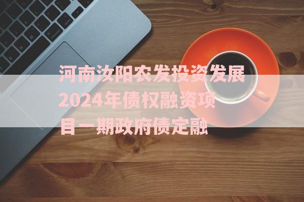 河南汝阳农发投资发展2024年债权融资项目一期政府债定融