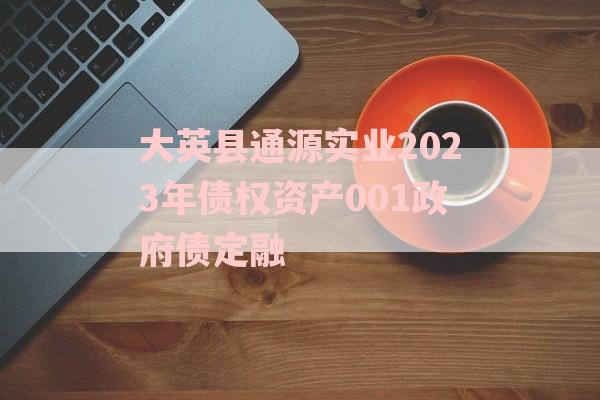 大英县通源实业2023年债权资产001政府债定融