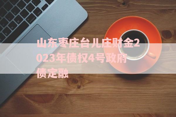 山东枣庄台儿庄财金2023年债权4号政府债定融