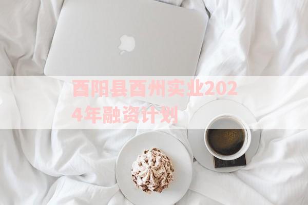 酉阳县酉州实业2024年融资计划