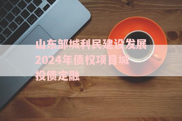 山东邹城利民建设发展2024年债权项目城投债定融