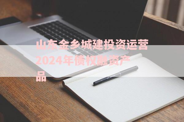 山东金乡城建投资运营2024年债权融资产品